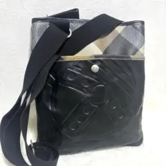 【希少】ヴィヴィアンウエストウッド　ショルダーバッグ　サコッシュ　オーブ　レザー