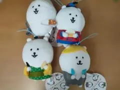 ナガノキャラクターズ 和洋中印マスコット全4種 コンプセットのサムネイル