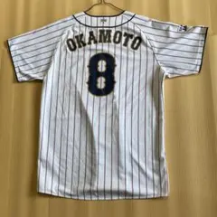 巨人読売ジャイアンツ ビジター 岡本和真 ユニフォーム Mサイズ - メルカリ