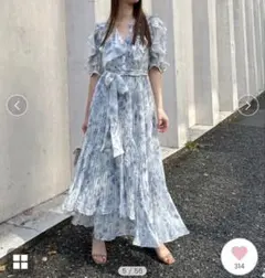 SNIDEL スナイデル ワンピース 花柄 S