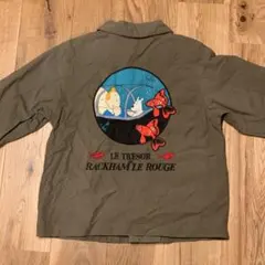 タンタンの冒険　TINTIN ミリタリージャケット 刺繍