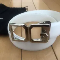 ドルチェ＆ガッパーナ ベルト D&Gロゴバックル 白のサムネイル