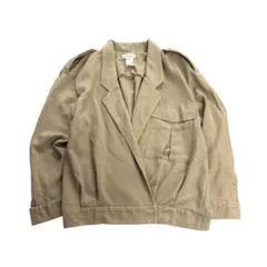 8LA1 USA製 ジャケット　薄手　レディース　ブラウン　ナチュラル　古着