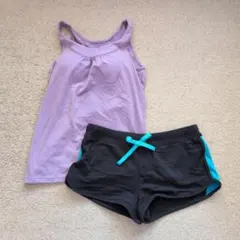 GU ヨガウェア セットアップ ブラトップ ショートパンツ