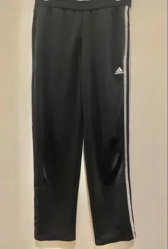 adidas スリーストライプス　ジャージパンツ ブラック Mサイズ