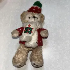 ダッフィークリスマス ぬいぐるみバッジ