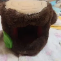 木の切り株のお家のぬいぐるみと野ネズミ２匹のぬいぐるみのセット