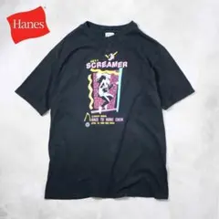 90s ヴィンテージ バンドtシャツ ヘインズ L アングラ hanes バンt