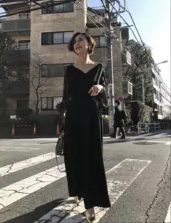 アメリ AMERI vintage レース ロンパース オケージョン 結婚式 黒