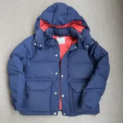 THE NORTH FACE ダウンジャケット DW91637 ネイビー/レッド