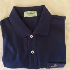 クロコダイル　ポロシャツ　ネイビー　M　ほぼ新品