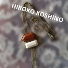 HIROKO BIS ネックレス ブラウン ホワイトのサムネイル