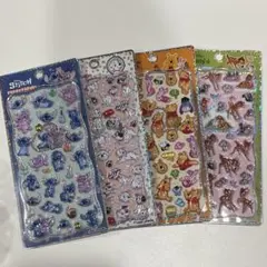 【新作！正規品】 ディズニー プチドロップステッカー 4枚セット