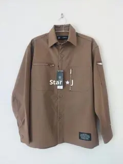 【新品・未使用】GU × UNDERCOVER　ジップポケットシャツ　カーキXS