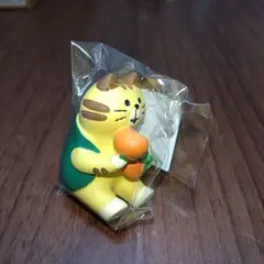 DECOLE コンコンブル よく柿食う猫 置物