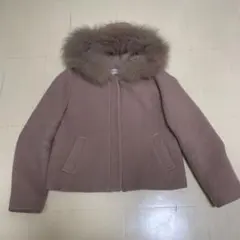 レ*ル様 MISCH MASCH ブラウンファー付きジャケット 38 Mサイズ