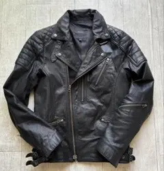 EDGE RUPERT 本革 leather biker JK