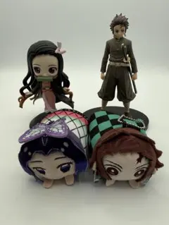 鬼滅の刃 フィギュア 竈門炭治郎 禰豆子 Qposket ぬいぐるみ 胡蝶しのぶ