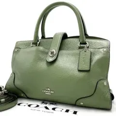 COACHコーチ 2way　ショルダー マーサーサッチェル グリーン