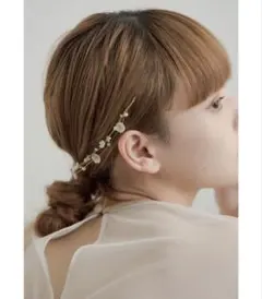 ヘアピン パールフラワーウェディング ヘアアクセサリー