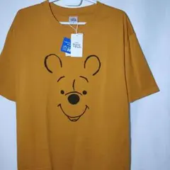新品 Tシャツ XL プーさん フェイス ディズニー アニメ カットソー 半袖