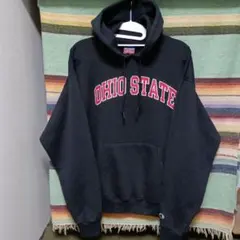 90s00s　チャンピオンスウェットパーカー　3色タグ　オハイオ　ヴィンテージ