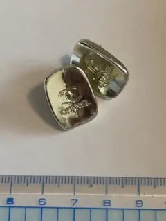 シルバー スクエア ピアス