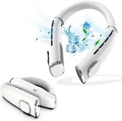 折り畳み式 首掛け扇風機 2023 軽量 最新冷却式 4000mAh大容量