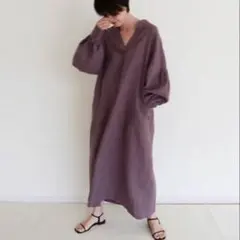 美品　OUTERSUNSET パープル ロングドレスワンピース 2026年最新】アウターサンセット ワンピースの人気アイテム - メルカリ
