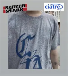 ciatre シアター プリントTシャツ SCREEN STARS チャコールのサムネイル