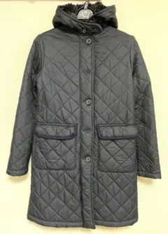 MACKINTOSH キルティングコート(裏ボア/ネイビー/サイズS)