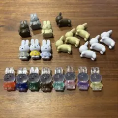 ミッフィー　置物　フィギュア　クリア　ブルーナ　まとめ売り　うさぎ