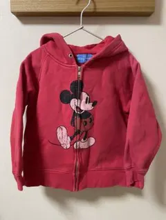 東京ディズニーリゾート ミッキーパーカー　赤　 120