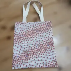 和柄 トートバッグ 花柄 ハンドメイド