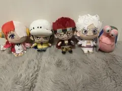 ワンピースキャラクターぬいぐるみ5体セット