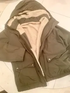 秋春冬男女兼用アーバンリサーチ ボアライナーベスト付き2wayマウンテンパーカー