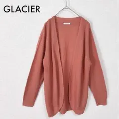 GLACIER グラシア トッパーカーディガン 長袖 M ピンク 羽織り