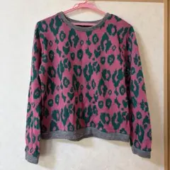 ANAP レオパード柄 ヒョウ柄　長袖ニットセーター Y2K ギャル　平成