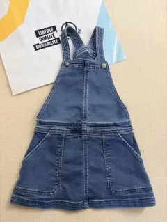 Petit Bateau ◆デニム ジャンバースカート　5ans