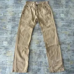 RRL HIGH SLIM ベージュ デニムパンツ 34x32 - メルカリ