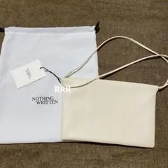 極美品】NOTHING WRITTEN レザーショルダーバッグ 保存袋付 - メルカリ