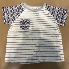 ストライプ柄Tシャツ（ベビー服）