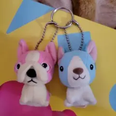 平成レトロ　シナダ　コーギー　フレンチブルドック　ミニマスコット