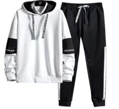 サイズ：Sパーカー スエットセットアップ メンズ 秋冬春服 暖かい ファッション