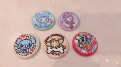 【５個セット】 ナルミヤキャラクターズ 刺繍缶バッジ