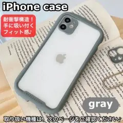 iPhoneケースiface風背面クリア透明おしゃれ耐衝撃アイフォンスマホカバーのサムネイル