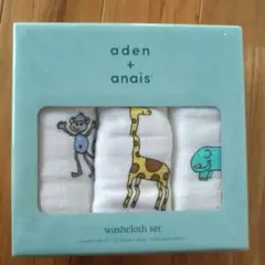 新品 aden + anais ガーゼハンカチセット ジャングルジム