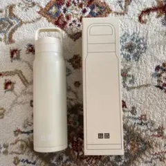 ☆ユニクロ 2025感謝祭☆炭酸対応☆ステンレスボトル☆オフホワイト☆