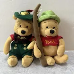 希少　レア　くまのプーさん ぬいぐるみ 2体セット