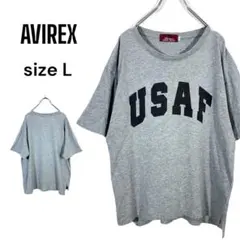 AVIREX アヴィレックス USAF Tシャツ 半袖 L グレー ゆるだぼのサムネイル